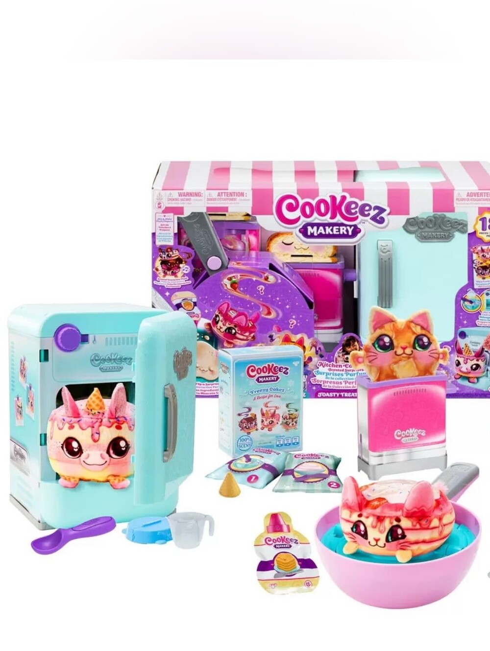 Cookeez Makery Kitchen Collection Pancake Treats, Toasted Treats and Frozen Cake